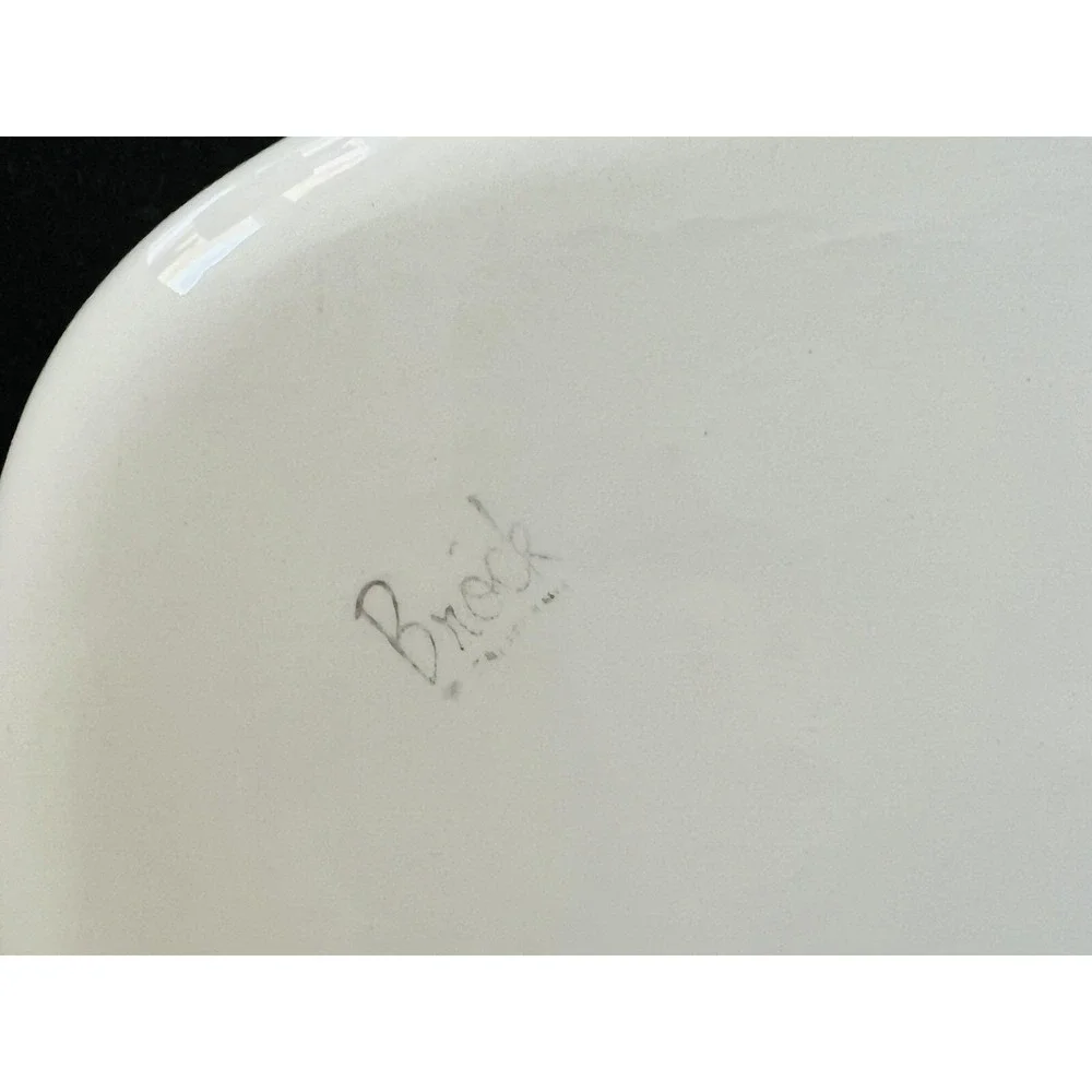 Vintage Brock Of California Serving Platter Farmhouse Yellow Tray‎ Hay Donkey
